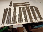 Huge Lot 11 Atlas Switch Tracks. Fixed Price $50.00.
