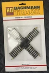 Ho Gauge Bachmann Track 44358 90 Degree Crossing Nos. Fixed Price $8.95.