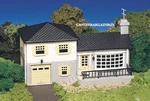 1:87 Scale Split-level House Kit New In Sealed Box Bachmann 45213. Fixed Price $28.34.
