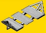 Kadee 437 Ho-scale Cattle Guard, Rural Scenery, Cows Will Not Walk Over. Fixed Price $11.76.