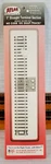 Atlas 840 Ho Scale 9" Straight Terminal Track Section Nickel Silver. Fixed Price $8.99.