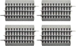 Fastrack 4.5 Inch Straight Gauge Model Train Piece Pack. Fixed Price $30.99.