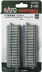 New Kato Ho Scale Unitrack Pc 4-7/8" Concrete Tie Straight (4) 2-141. Fixed Price $20.25.