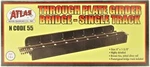 Scale Atlas 2080 Code 55 Single-track Through Plate Girder Bridge Kit. Fixed Price $19.18.