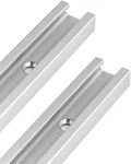 Qwork Aluminum Track, Pack 12 Inch Universal Double Cut Profile Wit. Fixed Price $14.91.