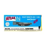 Atlas Right Remote Snap Switch Turnout Ex/nm. Fixed Price $15.00.