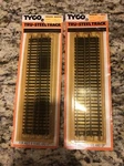 2 1984 Tyco Ho Scale Tru-steel 9" Straight Track Pieces #417 In Package. Q13. Fixed Price $29.99.