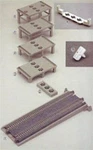 Kato 23-048 Scale Unitrack Double Incline Basic Pier Set. Fixed Price $41.99.