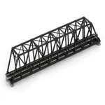 New Kato Black 248MM (9 3/4") Single Track Truss Bridge Scale 20-434. Fixed Price $18.25.