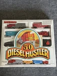 Bachmann Train Ho Scale Set Diesel Hustler Track Santa Fe. Fixed Price $50.00.