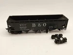 Vintage Athearn Ho Scale Baltimore Ohio B&o 532000 2-BAY Coal Train Car. Fixed Price $9.99.