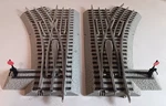 (2) Lionel Fastrack O-36 Left & Right Hand Manual W/switch Signal O-gauge. Fixed Price $79.99.