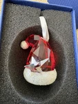 Swarovski Crystal Santas Hat Christmas Ornament With Star New In Box. Fixed Price $75.00.