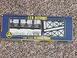 Ahm 5613 Two Track Span Gantry Bridge, Block Target Signals,relay House,ho Scale. Fixed Price $25.75.