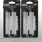 Kato 20-026 Scale Unitrack Rerailer Straight 124MM 2-PACK Set Lot Of. Fixed Price $40.00.