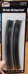 Atlas #837 24" Radius Curve Track 6PCS Code 100 Nickel Silver Nip Ho Gauge. Fixed Price $10.00.