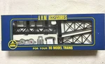 Ahm Two Track Span Gantry Bridge, Block Target Signals,relay House,ho Scale 5613. Fixed Price $23.99.