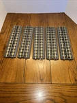 Mth Gauge 40-1001 Real Trax 10" Inch Straight Track Lot Of 5. Fixed Price $25.00.