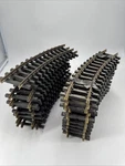 Aristocraft Lot Of 22 Curved Tracks Gauge 1:30 Brass Plastic Black. Fixed Price $149.95.