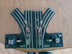 Lionel 021 L/r Switches; Black, Cleaned, Tested, Serviced, 30 Day Guaranteed. Fixed Price $40.00.