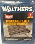 Scale Walthers Cornerstone 933-3820 Through Plate-girder Bridge Kit. Fixed Price $25.98.