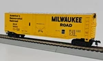Ho Bachmann 43-1010-68 Milwaukee Road Pd Boxcar. Fixed Price $11.99.