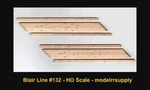 Blair Line 132 Ho Laser-cut Wood 2-LANE Angled (l) Grade Crossing $5 Offer. Fixed Price $5.79.