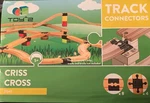 Toy Track Connectors Criss Cross 21047 Wooden Train Sets. Fixed Price $17.00.