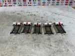7190 Marklin Metal Straight Track W. Bumpers H0 Scale. Fixed Price $24.95.
