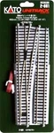 Kato #2-861 Ho #6 Electric Turnout Right 492MM (19 3/8") Long Radius 34 1/8". Fixed Price $69.95.