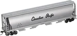 Bachmann 4-BAY Grain Hopper Canadian Pacific Silver Scale Model Train. Fixed Price $37.41.