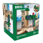 Brio World 33674 Signal Station 2-PIECE Interactive Wooden Toy Tra. Fixed Price $44.39.