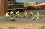 Bachmann Scenescapes 33105 Ho Scale Construction Workers Figures (6 Pack). Fixed Price $14.99.