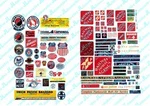 JLI-407 Innovative Design Ho 1940-60'S Railroad Rea & Depot Signs (122). Fixed Price $11.24.