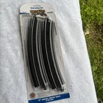 Ho Scale Model Railroad Trains Bachmann Ez Track Steel 18" Radius Curves 4/CARD. Fixed Price $14.49.