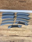 Lot Of (25) Pcs Walthers Train Line Power-loc Ho Scale Track Curves New B-6. Fixed Price $29.99.
