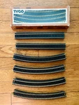 Tyco Ho Train Track Lot 26 Pc Curved Straight No 714 Vintage Model Railroad. Fixed Price $23.00.