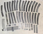 170 Pcs Atlas Ho Scale Train Tracks 22" 18" Curved Straight Terminal Vintage Lot. Fixed Price $149.95.