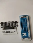 Marklin Ho 2299 "k" Straight Two Direction Contact Track, 8 Available. Fixed Price $27.95.