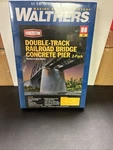 Walthers Cornerstone Ho Scale 933-4552 Double Track Bridge Concrete Pier Kit. Fixed Price $23.00.