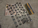 Vintage 1947 Scale American Flyer Straight Tracks 12 Lot With Original Box #1. Fixed Price $40.00.