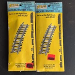 Atlas Ho Gauge Nickel Silver Curve Track #835 1:87 QTY-8 Sections. Fixed Price $6.49.
