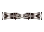 Crossing, Single Slip Insulfrog, Gauge Tracks Peco SL-380F. Fixed Price $110.07.
