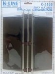 K-line 027 Gauge Grade Crossing K-4188 New. Fixed Price $17.75.