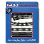 Atlas Model Railroad Ho Code 100 Starter Set 18 ATL88 Track. Fixed Price $69.95.