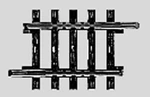 Marklin Ho K-track Straight 1-3/8IN 3.5CM 2208. Fixed Price $6.98.