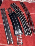 Life-like Train Track Curve. Fixed Price $7.00.