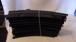 Ho Scale Life-like Loc Set Of 12 18" Radius Curved Tracks, Black. Fixed Price $48.00.