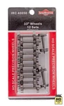 Intermountain (W40050) Ho Metal Wheelsets - 33" Code 110 Qty 12. Fixed Price $21.25.