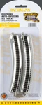 Bachmann 44849 Nckl Silver 11.25" Radius Curved Auto-reversing E-z Track. Fixed Price $53.68.